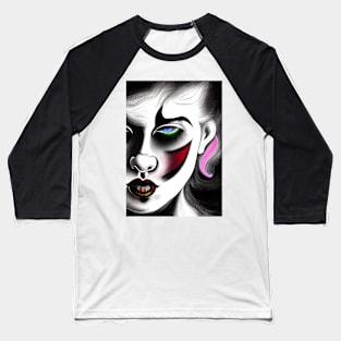 MOODY CLOWN Baseball T-Shirt